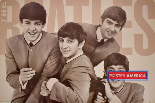 The Beatles Vintage Band Shot Poster 24 X 36