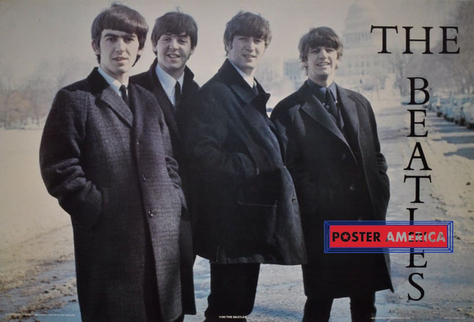 The Beatles Washington Dc Shot 1986 Uk Import Poster 24 X 35 Vintage Poster