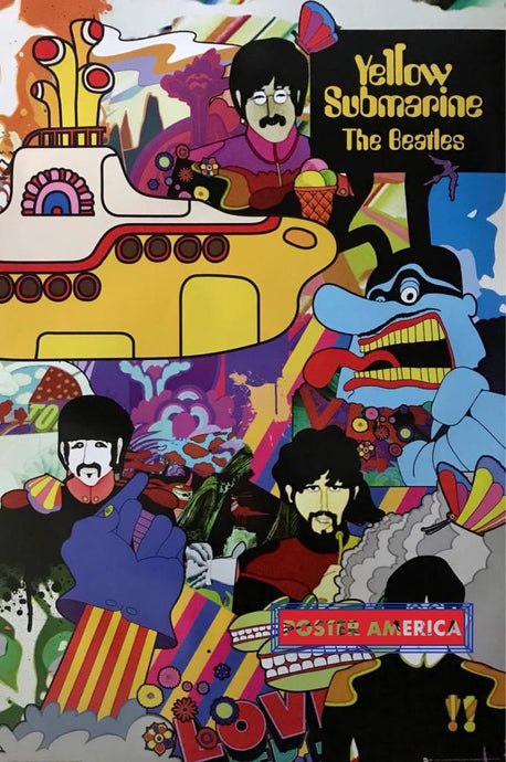 The Beatles Yellow Submarine Album Cover Poster 24 X 36 Posters Prints & Visual Artwork