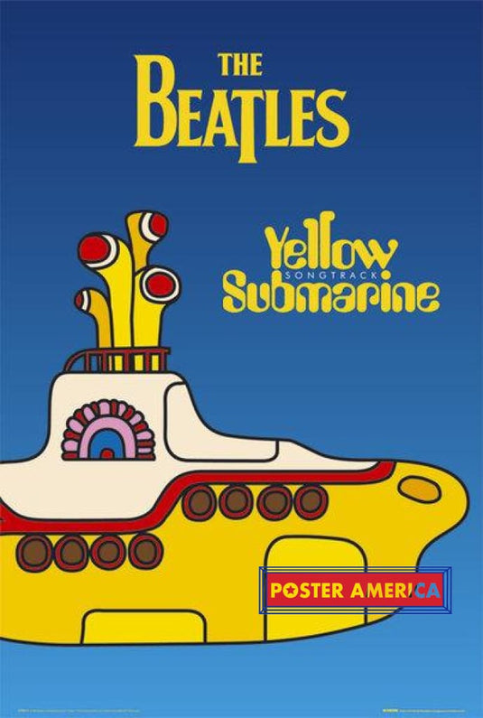 The Beatles Yellow Submarine Vintage 1999 Poster 24 X 36