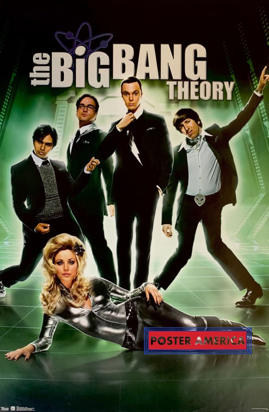 The Big Bang Theory Group In Suits Poster 22.5 X 34