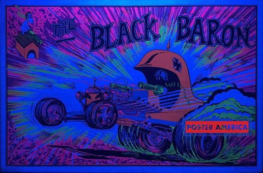 The Black Baron Vintage Light Poster 23 X 35 Posters Prints & Visual Artwork