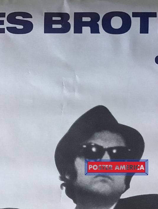 The Blues Brother On A Mission From God Vintage Uk Import Poster