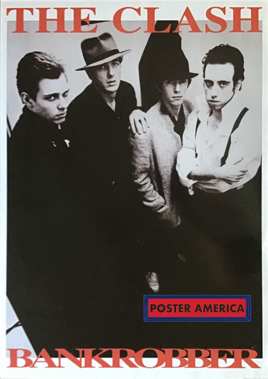 The Clash Bankrobber 1996 Vintage Uk Import Poster 23 X 33