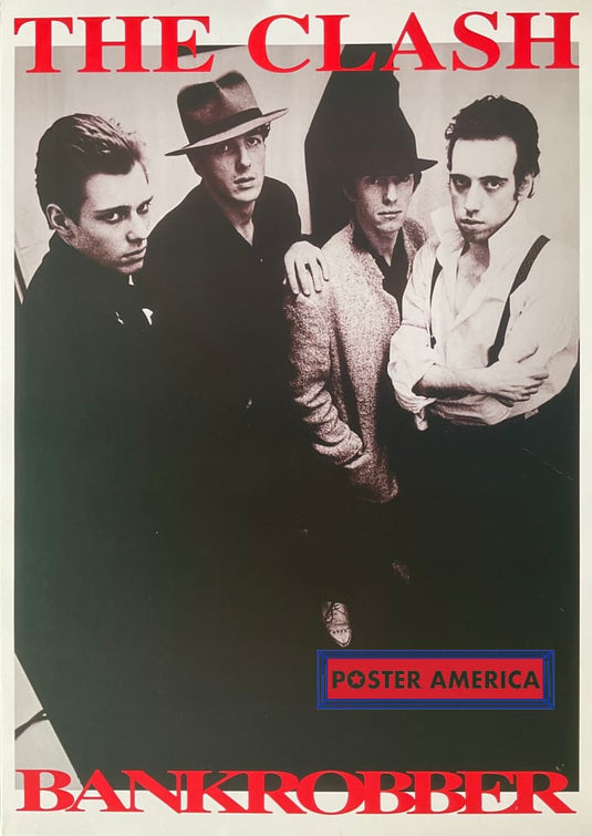 The Clash Bankrobber Vintage Uk Import Rock Music Poster 23.5 X 33