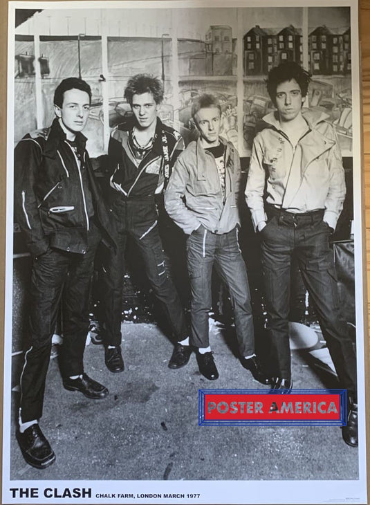 The Clash Chalk Farm London Out Of Print Poster 24 X 33 Posters Prints & Visual Artwork