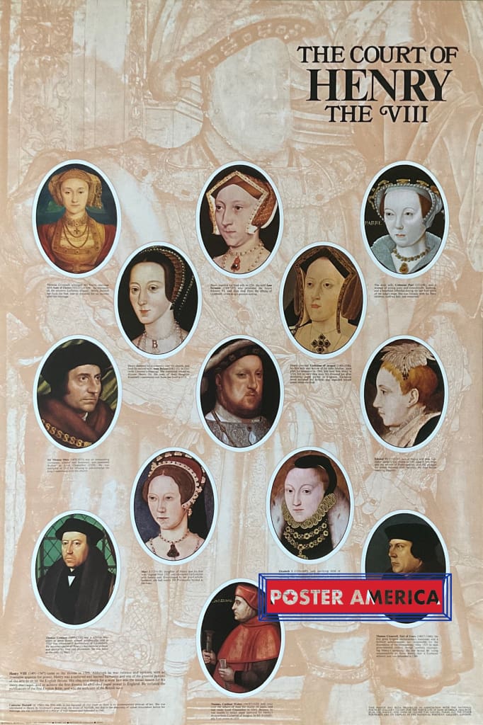 Load image into Gallery viewer, The Court Of Henry Viii 1973 Vintage Original Poster 24 X 35
