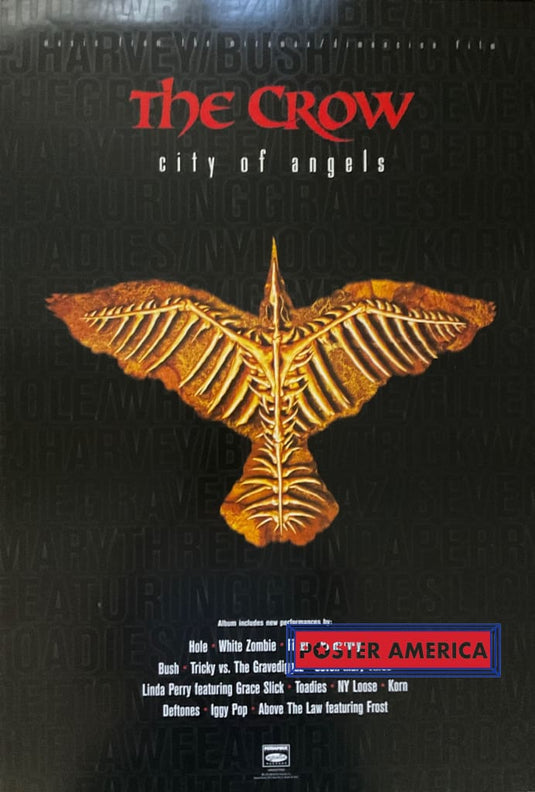 The Crow City Of Angels Vintage 1996 Album 23.5 X 34.5 Poster Vintage Poster