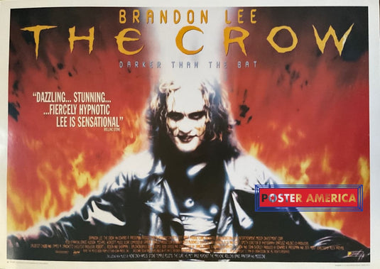 The Crow Vintage 1994 25 X 35.5 Movie Promo Poster Vintage Poster