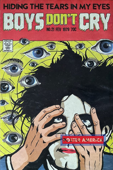 The Cure Boys Don’t Cry Comic Style Poster 24 X 36