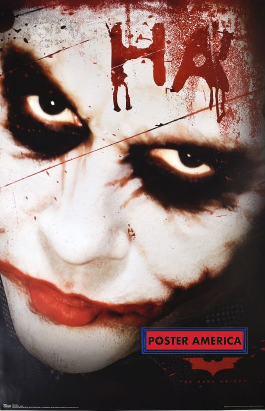 The Dark Knight Joker Heath Ledger Ha! Poster 23 X 34