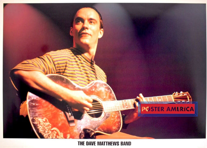 The Dave Mathews Band On Stage With Guitar Photo By Jay Blakesberg Poster 24 X 34
