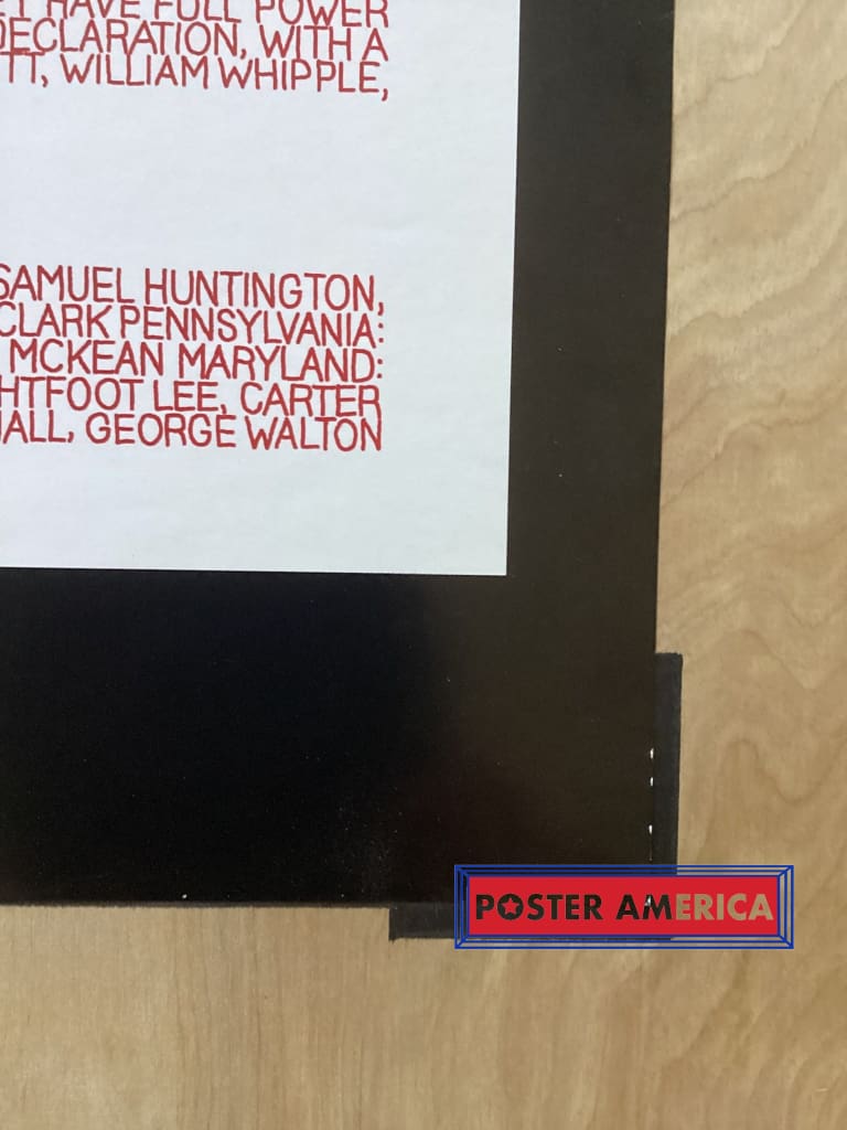 Load image into Gallery viewer, The Declaration Of Independence July 4Th 1776 Vintage Pop Art Poster 24 X 36 Vintage Poster
