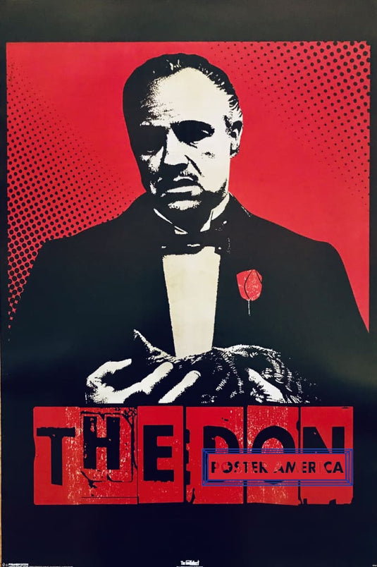 The Don From The Movie Godfather Poster 24 X 36 Marlon Brando As