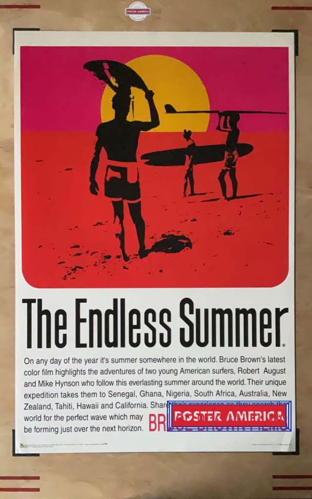 Load image into Gallery viewer, The Endless Summer Vertical Bruce Brown Films Poster 24 X 36
