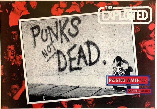 The Exploited Punks Not Dead Uk Import Poster 24.5 X 34.5