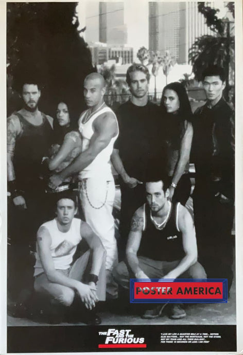 The Fast And Furious Uk Import Movie Poster 24 X 35