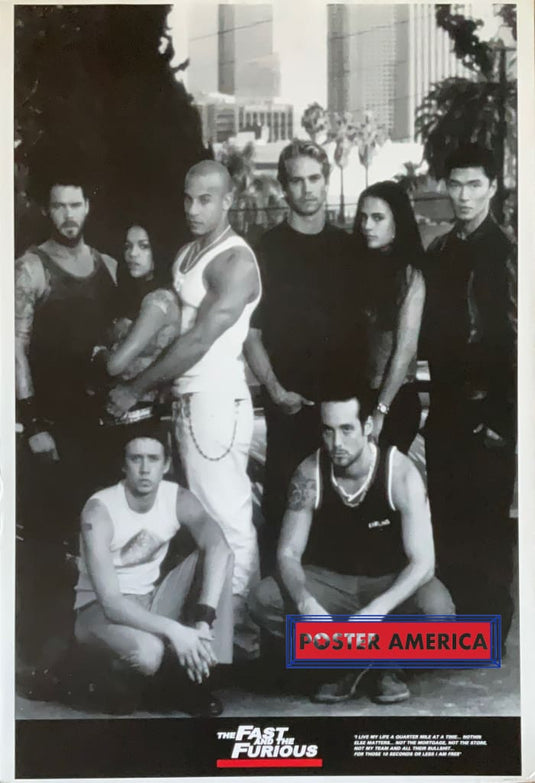 The Fast And Furious Uk Import Movie Poster 24 X 35