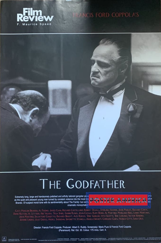 The Godfather F. Maurice Speed Film Review 2001 Poster 24 X 36