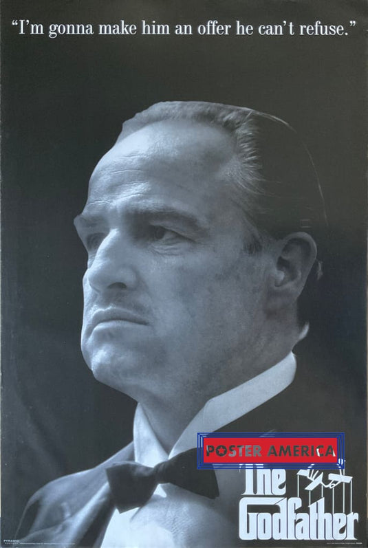 The Godfather Marlon Brando Quote Rare 2006 Poster 24 X 36