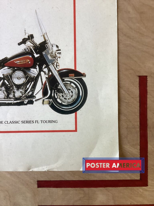 The Harley-Davidson Legend Models Vintage 1998 Poster 27 X 38 Vintage Poster