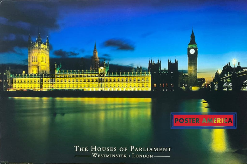 Load image into Gallery viewer, The Houses Of Parliament Westminster London Poster 24 X 36
