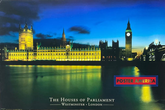 The Houses Of Parliament Westminster London Poster 24 X 36