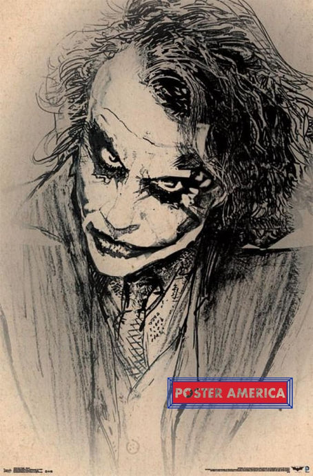 The Joker Sketch Poster 22 X 34