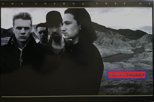 The Joshua Tree U2 Rock Band Black And White Poster 24 X 36