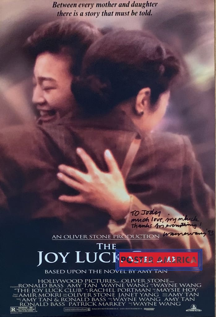 Load image into Gallery viewer, The Joy Luck Club Original Promo Half Sheet Poster 27 X 18.5 Signed By Director Wayne Wang In 1993
