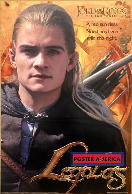 The Lord Of Rings Legolas Vintage 2002 Uk Import Poster 24 X 35