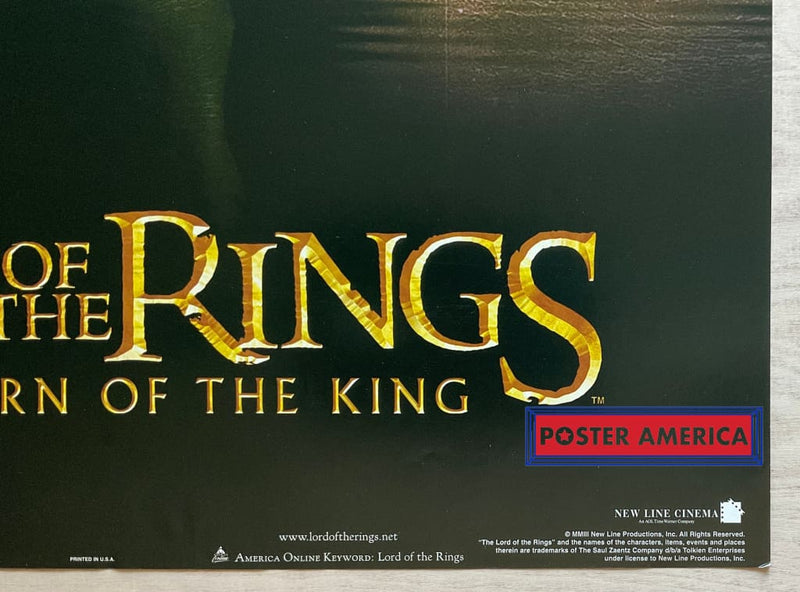Load image into Gallery viewer, The Lotr Return Of The King Legolas Vintage 2003 Movie Promo Poster 22 X 34.5
