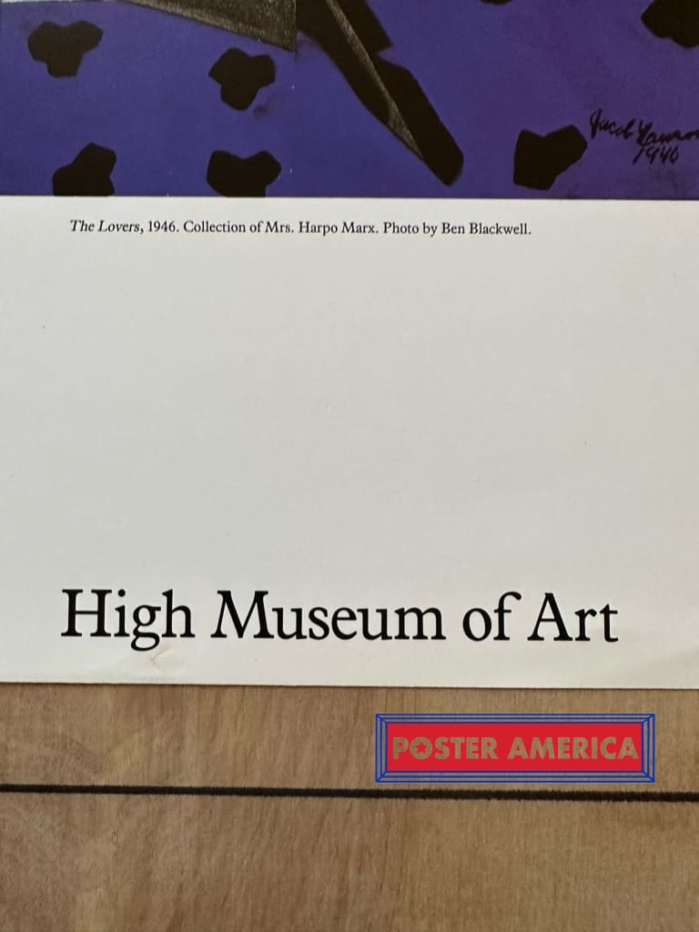 Load image into Gallery viewer, The Lovers By Jacob Lawrence An American Painter 22.5 X 26 Poster
