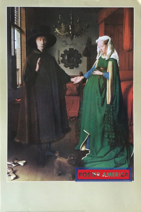 The Marriage Of Giovanni Arnolfini And Giovanna Cenami Reproduction Art Print 23.5 X 35 Poster