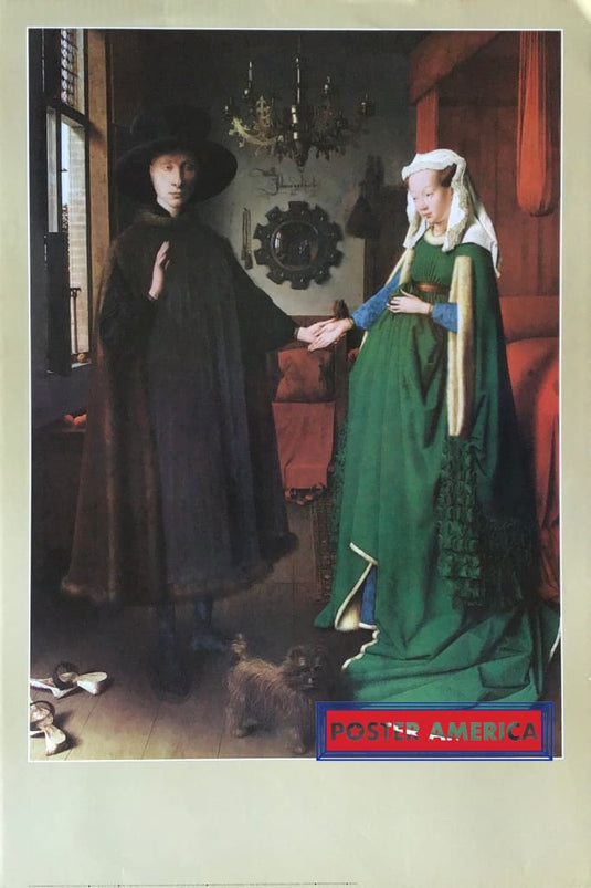 The Marriage Of Giovanni Arnolfini And Giovanna Cenami Reproduction Art Print 23.5 X 35 Poster
