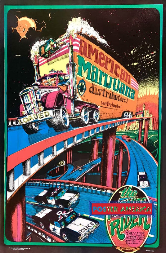 The Midnite Rider 1973 Vintage Poster 22 X 33.5 Vintage Poster