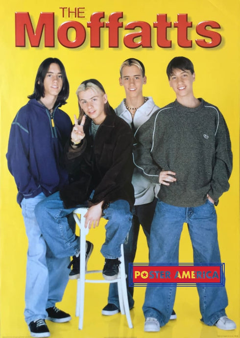 The Moffatts Vintage Band Shot Poster 24 X 34 Posters Prints & Visual Artwork