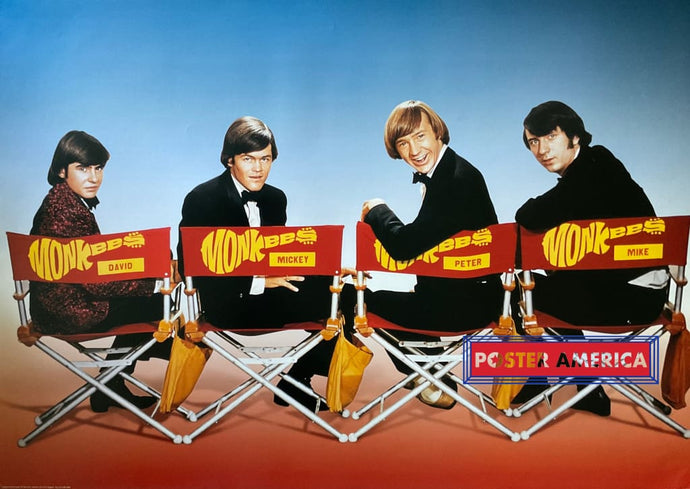 The Monkees Director Chairs Original 1990’’s Poster 23 x 35 Poster
