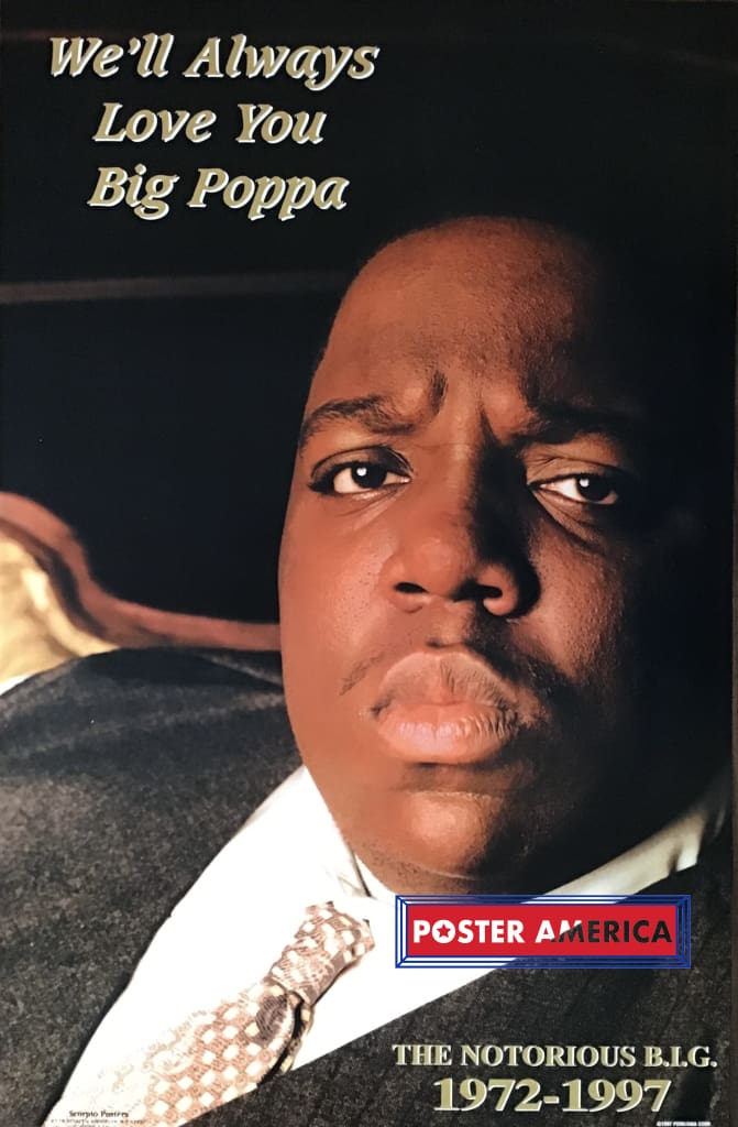 Load image into Gallery viewer, The Notorious B.i.g. 1972 - 1997 Poster 22.5 X 34.5
