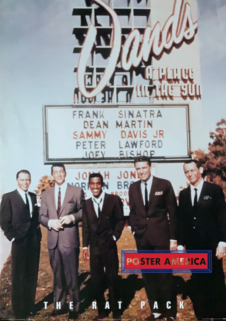 Load image into Gallery viewer, The Rat Pack Outside Sands Music Poster 24 X 34
