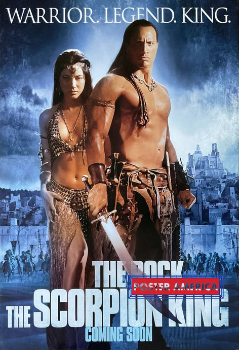 The Rock Scorpion King Promo Movie Poster 24 X 35