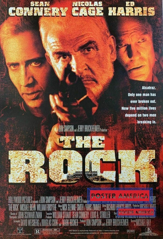 The Rock Single Sided Movie Promo Poster 27 X 40 One Sheet