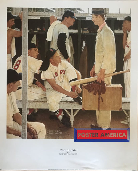 The Rookie By Norman Rockwell Vintage Poster