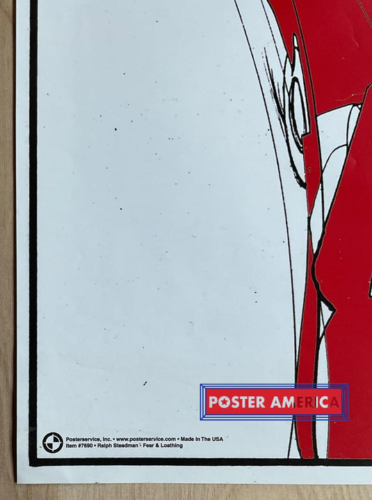 The Savage Journey By Ralph Steadman Vintage 2005 Art Poster 24 X 36