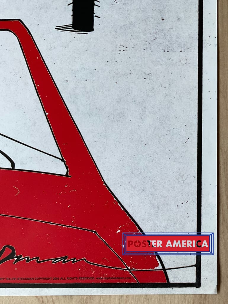 Load image into Gallery viewer, The Savage Journey By Ralph Steadman Vintage 2005 Art Poster 24 X 36
