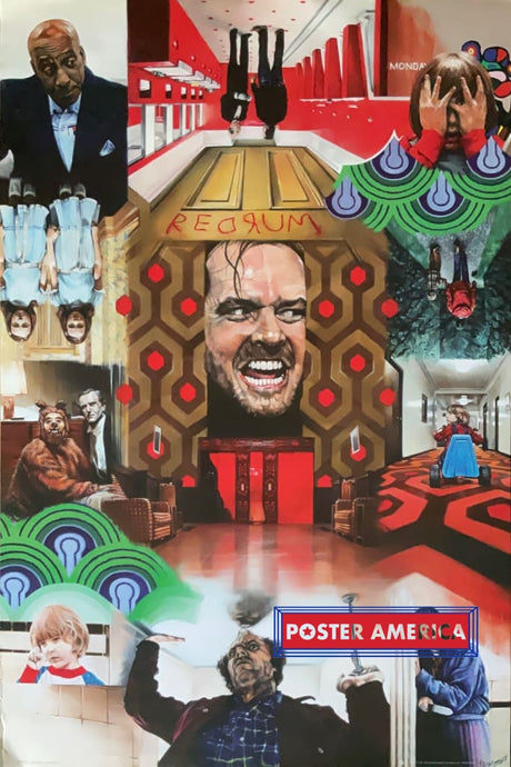 The Shining Art Collage Uk Import Poster 24 X 36