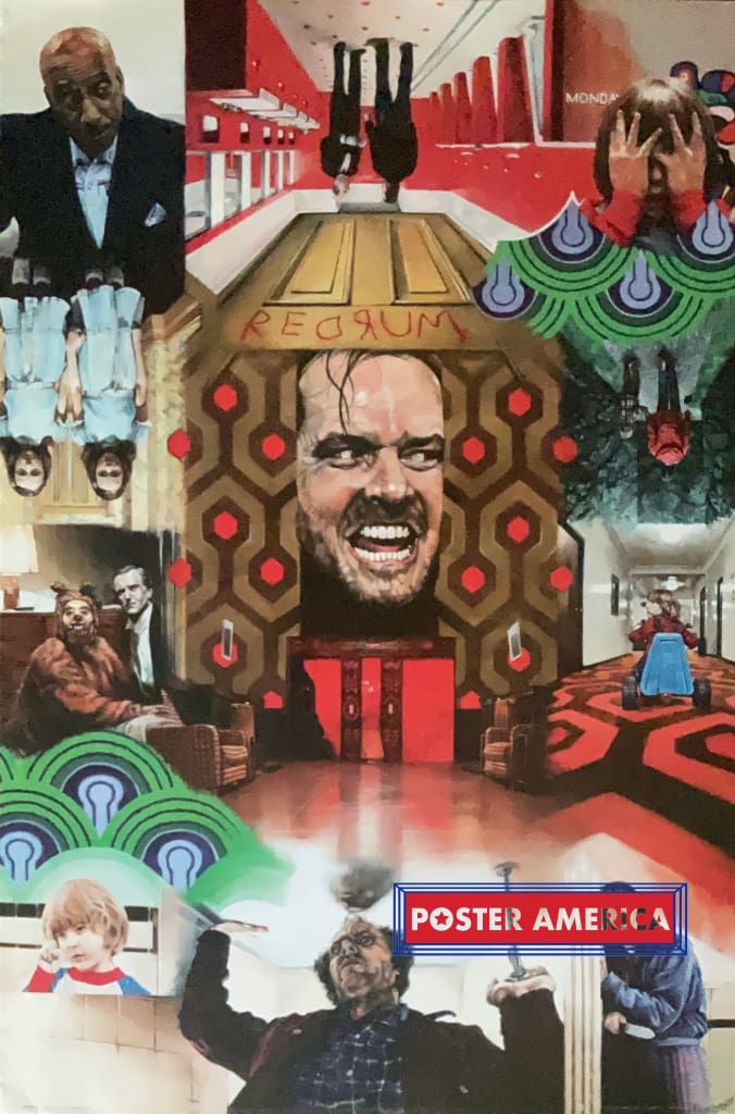 Load image into Gallery viewer, The Shining Art Collage Uk Import Poster 24 X 36
