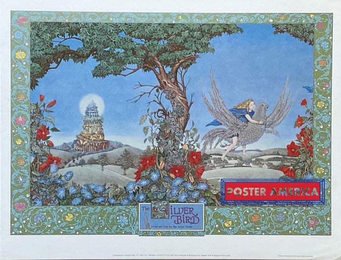 The Silver Bird Vintage 1987 Swiss Import Fine Art Print 18 X 23.5
