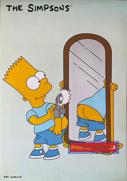 The Simpsons Bart Simpson Vintage Television Cartoon Poster 24 x 34 Vintage Poster