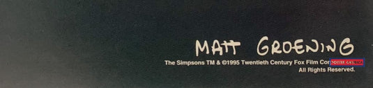 The Simpsons Blown Away 1995 Poster 22 X 34